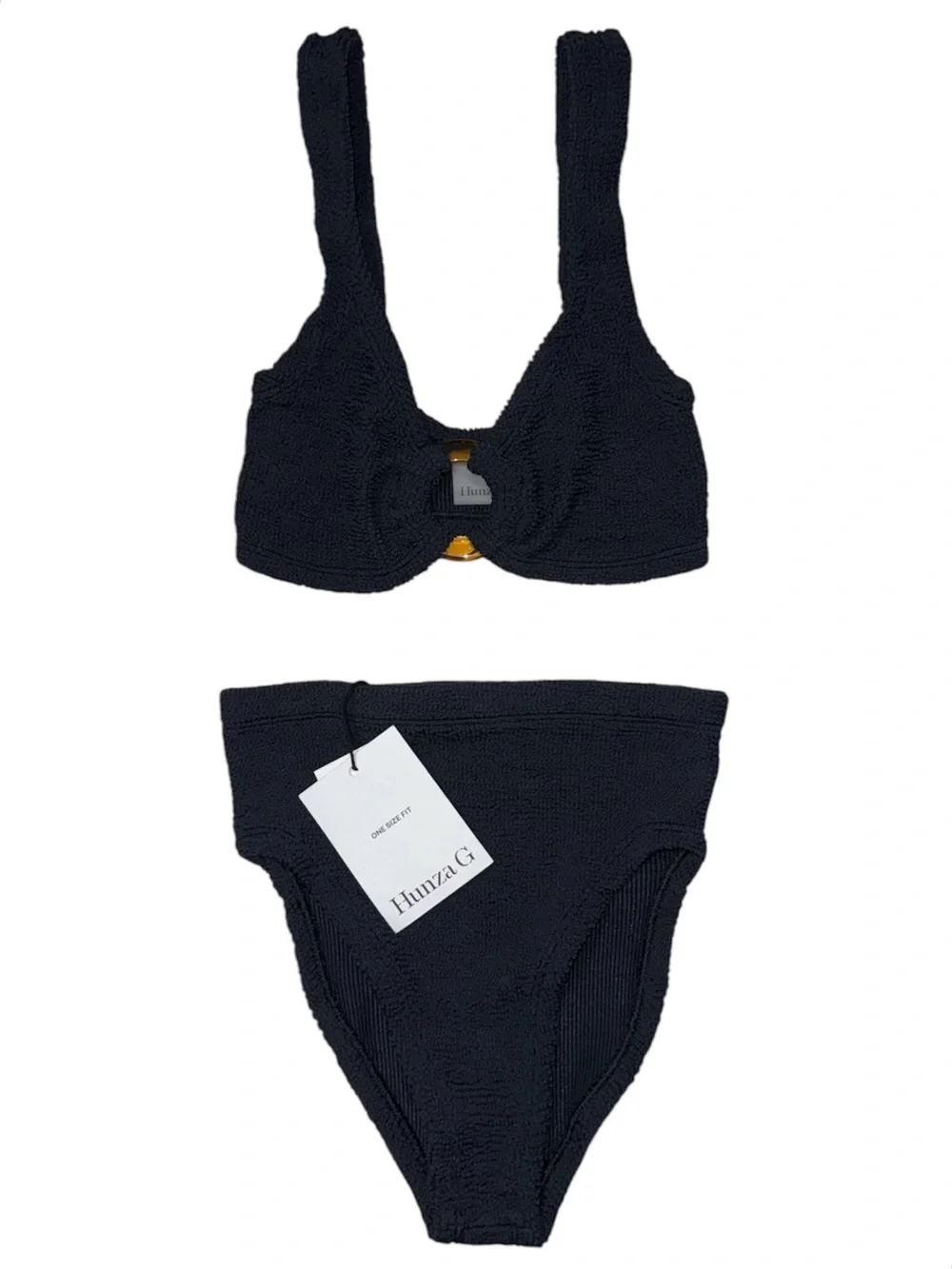 HUNZA G  Nadine Two-Piece Swimsuit